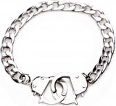 Cuff Him Handcuff Bracelet - Silver - Accessories - silver - Discreet verpakt en bezorgd