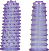Lust Finger - Soft and Bumpy Sleeves - Purple - Sleeves - purple,pink - Discreet verpakt en bezorgd
