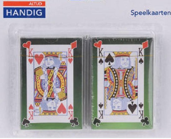 2 Kaartspellen - kaarten + 4 jokers Kaartspel voor poker, etc | Games bol.com