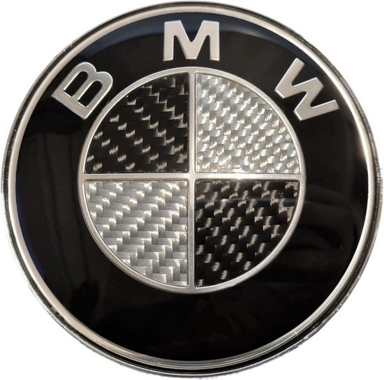 suiker Geruststellen Sta in plaats daarvan op BMW carbon motorkap/kofferklep embleem/logo 82mm [BMW 1-2-3-4-5-6-7-8-X-Z  serie]... | bol.com