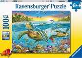 Ravensburger puzzel Zeeschildpadden - Legpuzzel - 100 stukjes