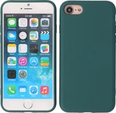 2.0 mm Dikke Backcover Hoesje - Fashion Telefoonhoesje - Hoesje iPhone SE 2020 Apple - iPhone 8 Hoesje Siliconen Case Hoes Cover - iPhone 7 Hoesje en Cases - Army Green