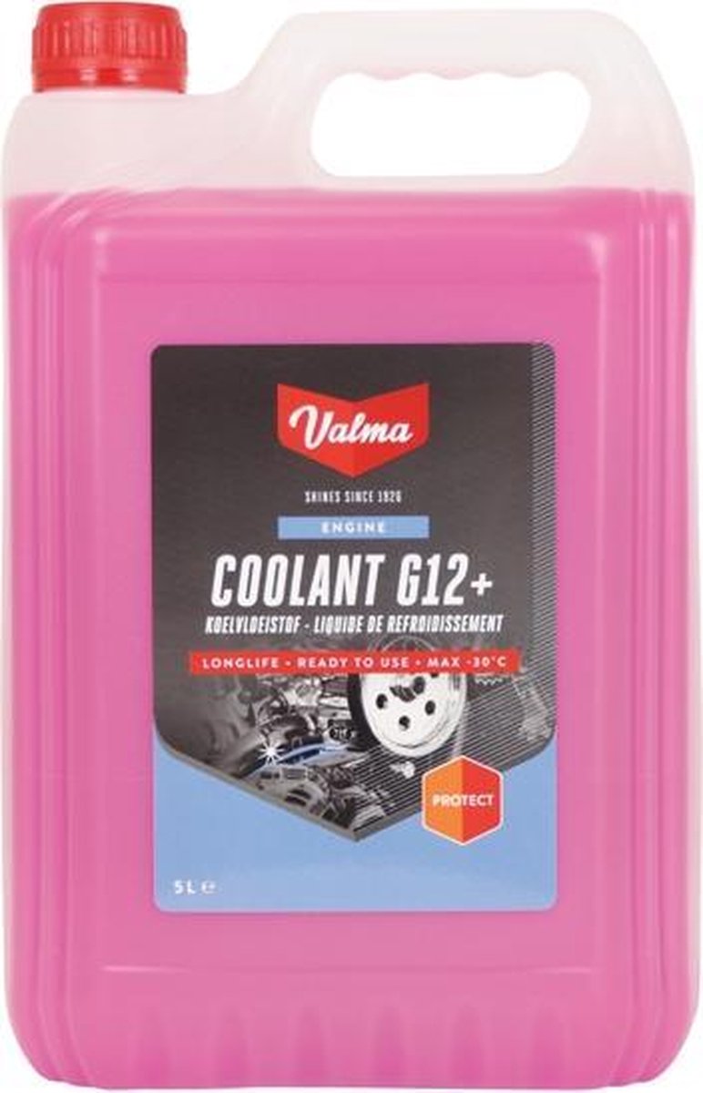 Valma Koelvloeistof G12+Longlife -30°C - 5 Liter