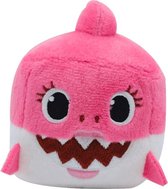 Baby Shark Roze knuffel met geluid - 7 cm