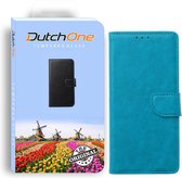 Iphone 11 Pro Book Case Turquoise - Leren hoesje - Pasjes - Wallet - Portemonnee - hoesje