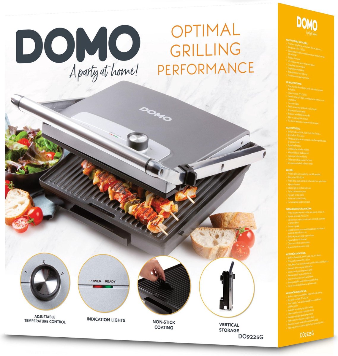 DO9225G - Panini grill - Cool touch behuizing | bol.com