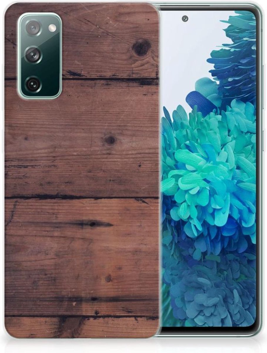 Samsung Galaxy S20 FE Bumper Hoesje Old Wood