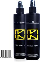 Voordeelset Van deKapper 2x Föhn spray verrijkt met zijdeproteïne