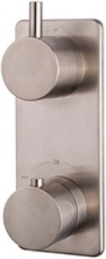 Saqu Shine inbouwnis 60x30x7 cm geborsteld brons koper
