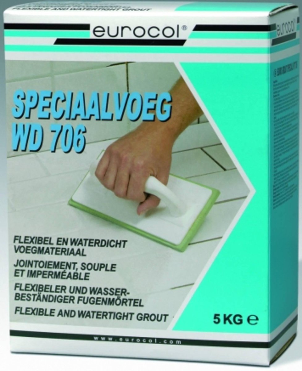 Eurocol Wd voegmortel doos a 5 kg. wit