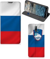 Telefoonhoesje Nokia 2.4 Beschermhoes Sloveense Vlag