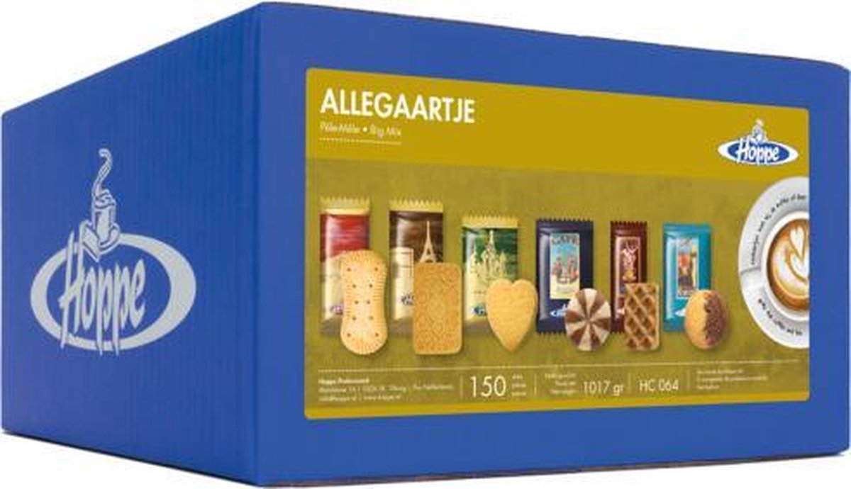 Hoppe - Koffiekoekjes - Allegaartje - 150 stuks