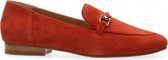 Van Dalen Beau Suede Dames Loafers  - Rood - Maat 39