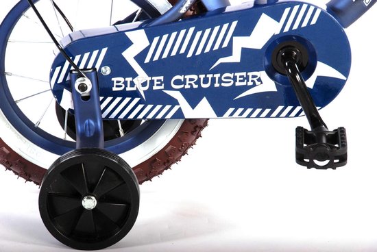 Volare Blue Cruiser Kinderfiets - Jongens - 12 inch - Blauw - 95% afgemonteerd - volare