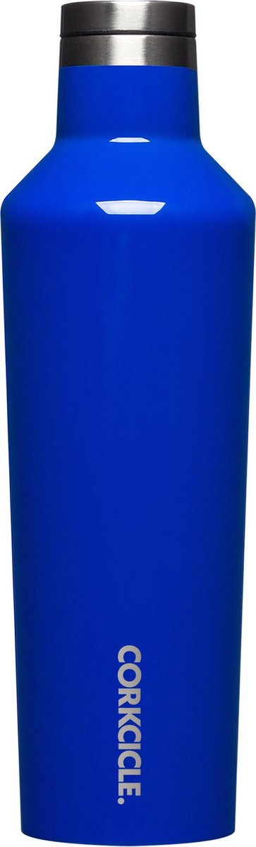 Corkcicle Canteen - Gloss Cobalt 475ml 16oz Roestvrijstaal Thermosfles 3wandig