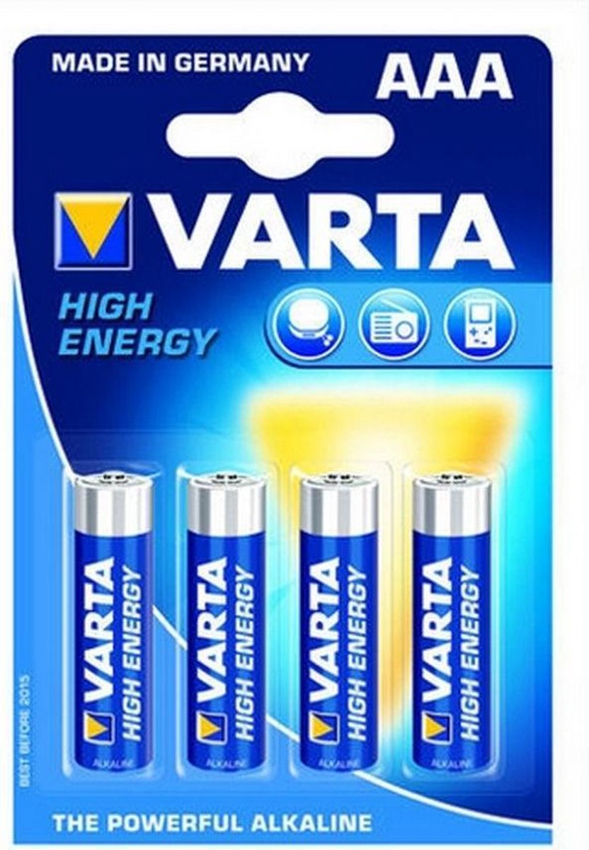 Batterij Varta Longlife Power 8xAAA - 20 stuks