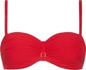 CYELL Dames Bandeau Bikinitop Voorgevormd met Beugel Rood -  Maat 36D