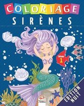 Coloriage Sirenes - Volume 1 - Edition nuit