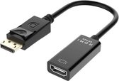 Adaptateur de câble SVH Company Displayport vers HDMI - Convertisseur - Prend en charge 2K et 4K - Plaqué or