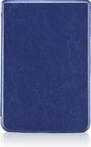 Goodline® - Pocketbook Touch Lux 4 (6 ") Hard Cover Sleeve / Sleepcover - Bleu foncé