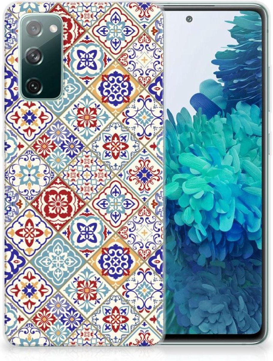 Samsung Galaxy S20 FE TPU Siliconen Hoesje Tiles Color