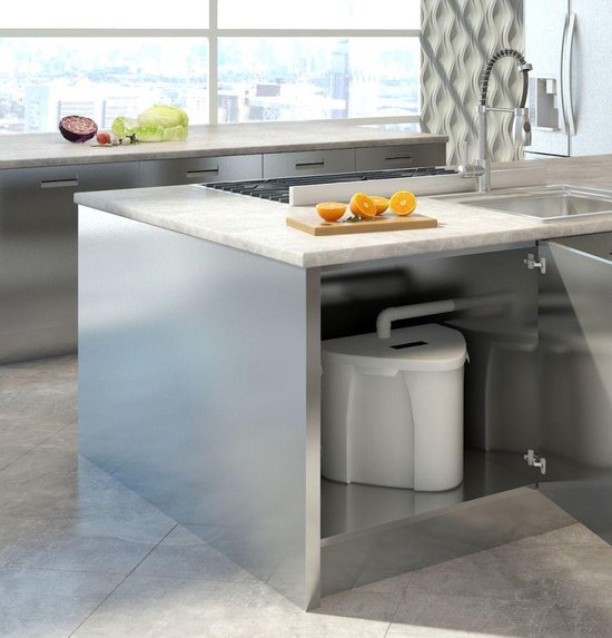 Aquamatix Duscha Douchepomp 250W Broyeur Compacte Badkamer Afvoerpomp 10m Verticale Pompafstand 135l Min Voor Douches Gootstenen 2 Inlaten Met Koolstoffilter 774254639
