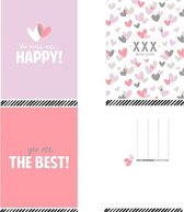 Set de cartes de vœux Love - 9 pièces - A6