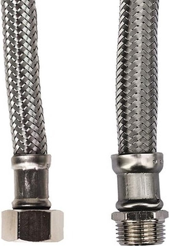 Navaris 2x tuyau flexible pour robinets - Raccord 3/8 pouce M10 - Longueur  30 cm 