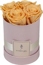 Flowerbox longlife rozen | PINK | Small | Bloemenbox | Longlasting roses PEACH | Rozen | Roses | Flowers