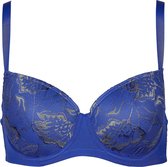 After Eden Padded wire bra lace - T.T. Blue/ Lime - Maat F80