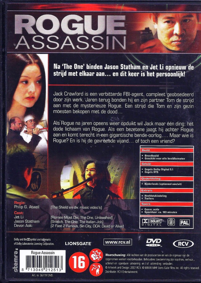 Rogue Assassin (Dvd), Devon Aoki | Dvds | bol