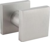 Intersteel Voordeurknop vierkant 58x58mm éénzijdige montage aluminium