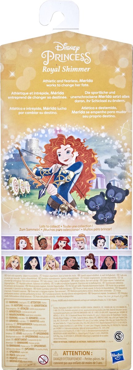 Hasbro Disney Princess Royal Shimmer - Pop - Merida — afbeelding 7