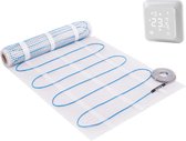 Dynamic Way elektrische vloerverwarmingsmat 300W - 2m² met Wifi thermostaat