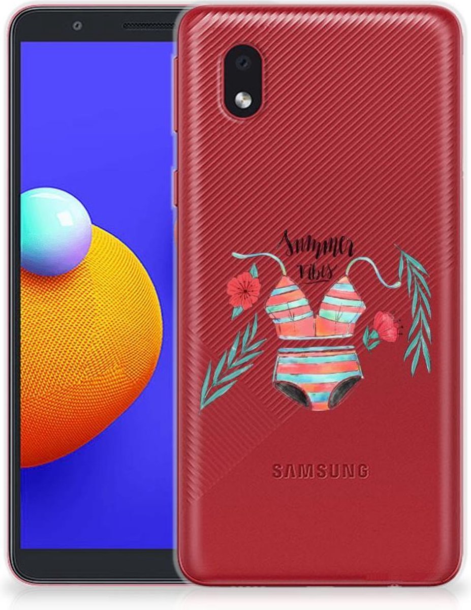 Samsung Galaxy A01 Core Telefoonhoesje met Naam Boho Summer