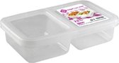 Niza Lunchbox 2 laags - Lunchpot - Snackbox - Bento - Vershouddoos - Broodtrommel - 2.5l