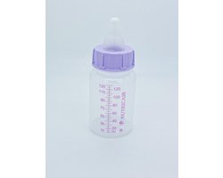 Cair Babyfles 130ml met flessenspeen voor eenmalig gebruik - Steriel Verpakt 10 stuks