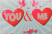 Maxi kaart XXL 3d - You & Me | Liefde | Valentijn