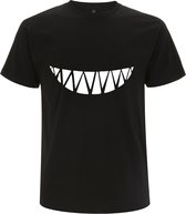 Monster teeth Heren t-shirt | monster | gebit | tanden | tandarts | cadeau | Zwart