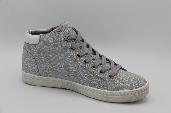 A7651 Grijs witte sneaker (Maat - 36) | bol.com