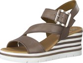 Jana Sandalette 28310 Taupe 341 - Wijdte H - Maat 37