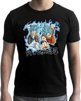 ABYstyle - Dragon Ball Super - T-Shirt - Goku & Vegeta - Black - Men (XS)