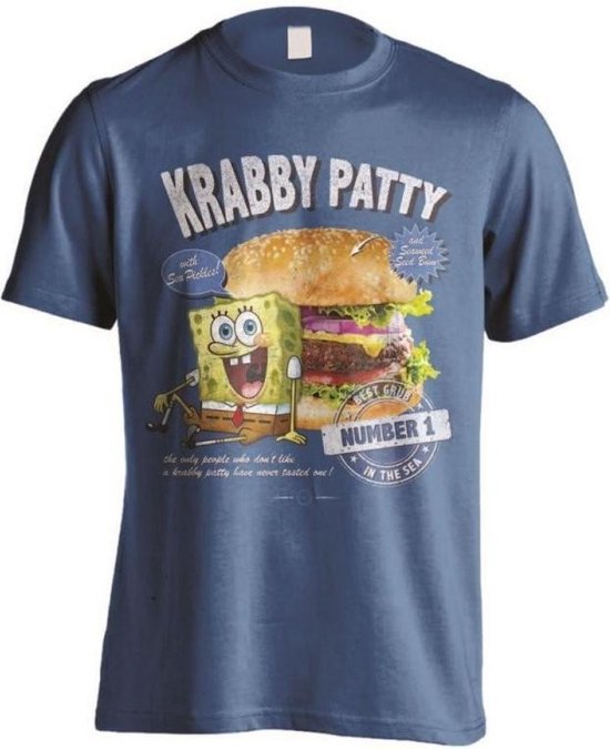 SPONGEBOB SQUAREPANTS - T-Shirt Men - Krabby Patty - (XL) | bol.com