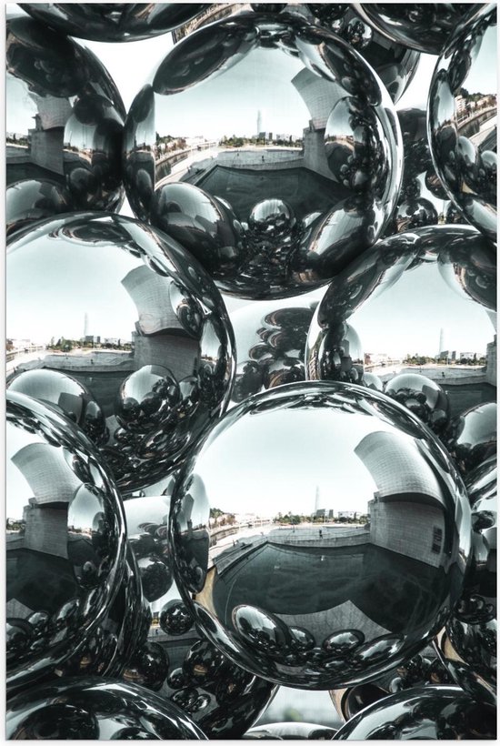 Poster – Aluminium Ballen - 100x150cm Foto op Posterpapier