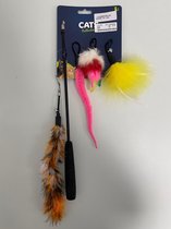 Cats collection: kattenspeelgoed houder en diverse opzetstukjes - 5-delige set