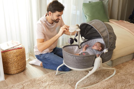 Tiny Love Cozy Rocker Napper 3-in-1 wipstoel - Grijs — afbeelding 5