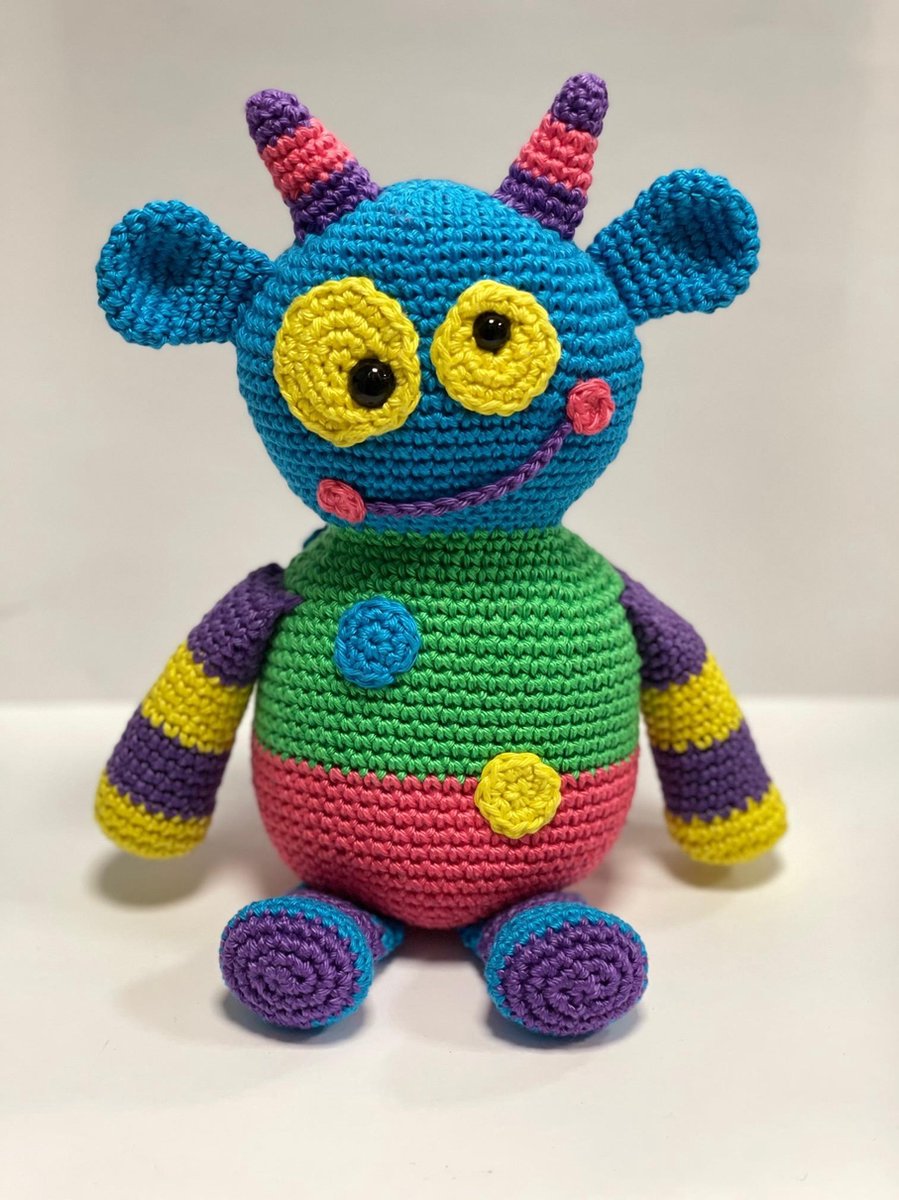Haakpakket knuffel Monster Mattie