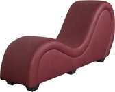 Tantra - Tantra Sofa- Lounge bank(Bordeaux rood synthetisch leer)