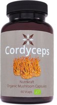 Cordyceps Capsules - Biologisch gecertificeerd - Nutrikraft