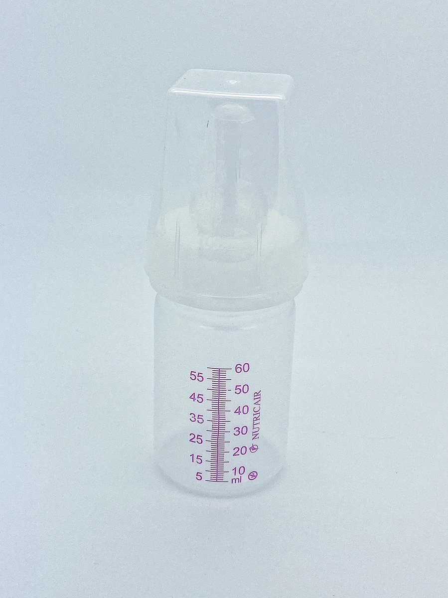 Goedkoopste Babyfles 60ml 3-Standenspeen Wegwerp - Steriel Verpakt 10 stuks